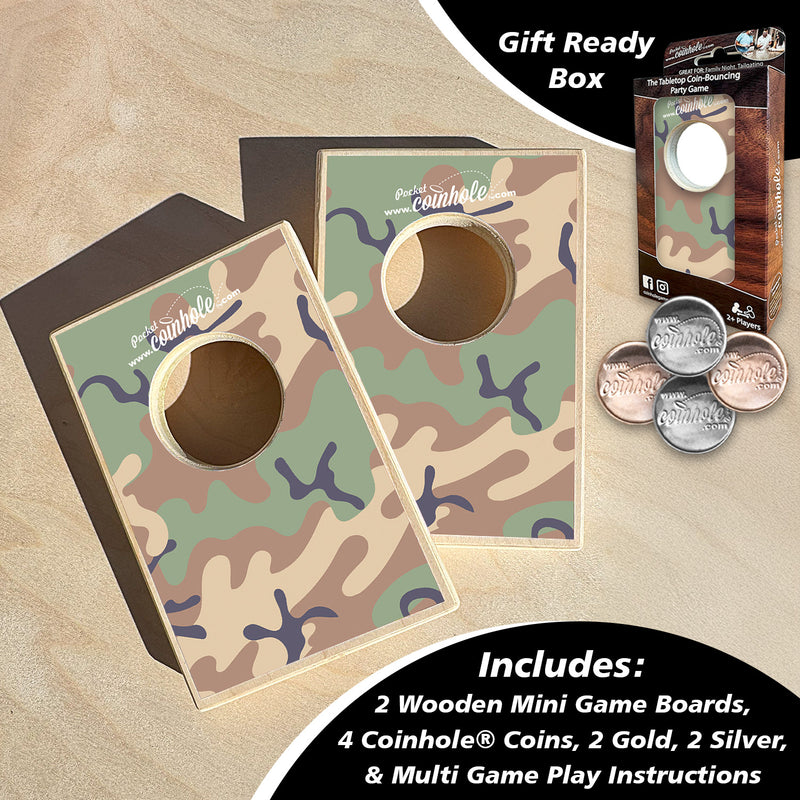 Woodland Camo Coinhole®