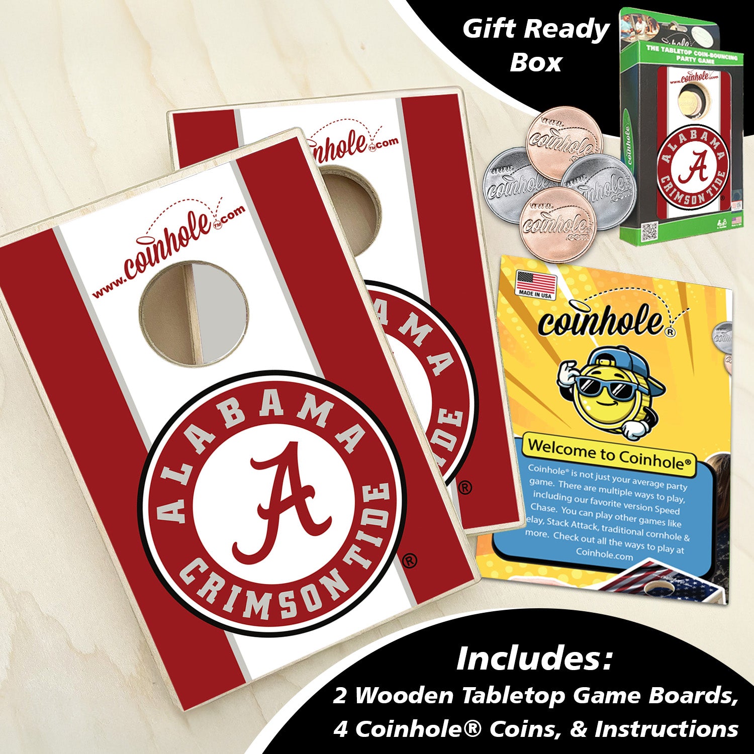 Alabama Crimson Tide Coinhole®