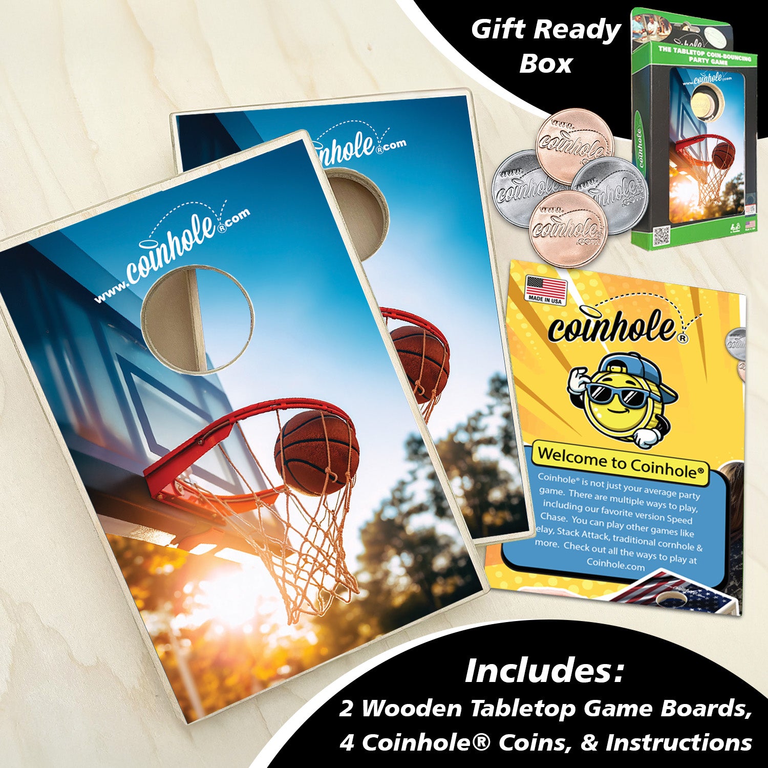 Basketball Hoop Coinhole®