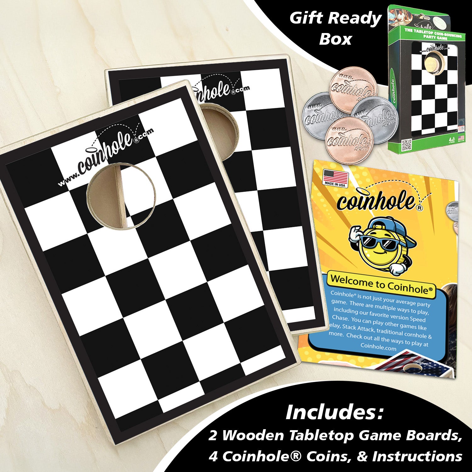 Checker Coinhole®