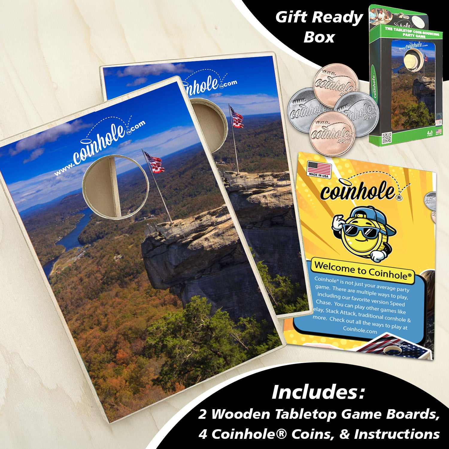 Chimney Rock Coinhole® Tabletop Game Set