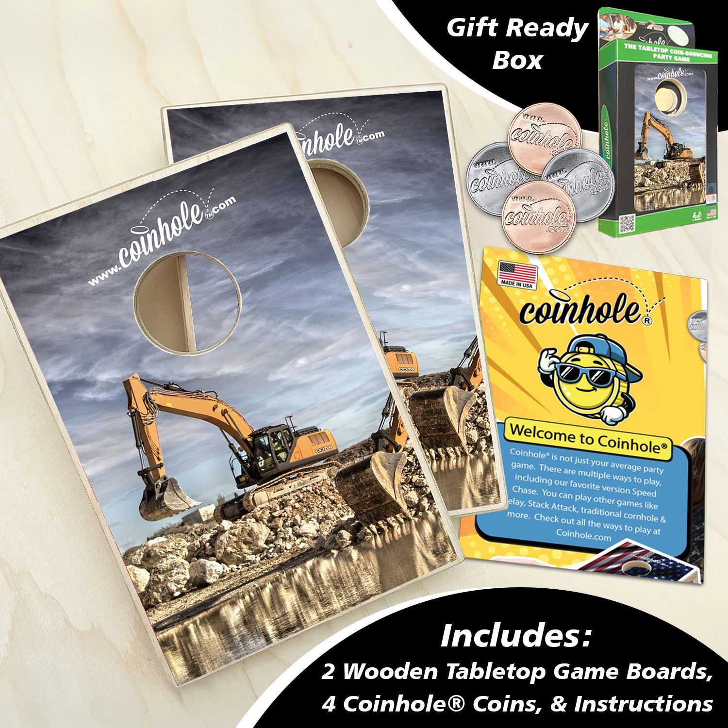 Excavator Coinhole®