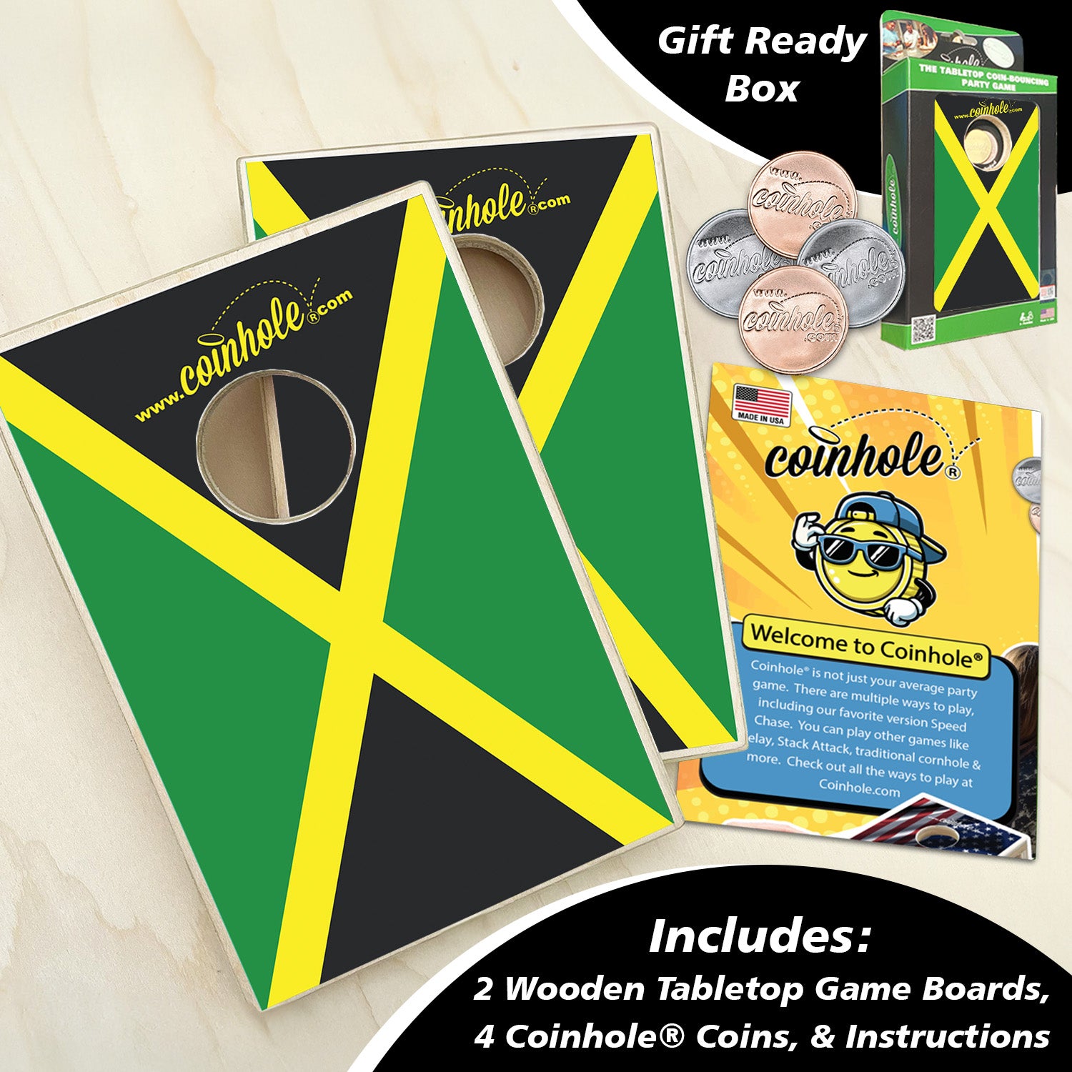 Jamaica Flag Coinhole®