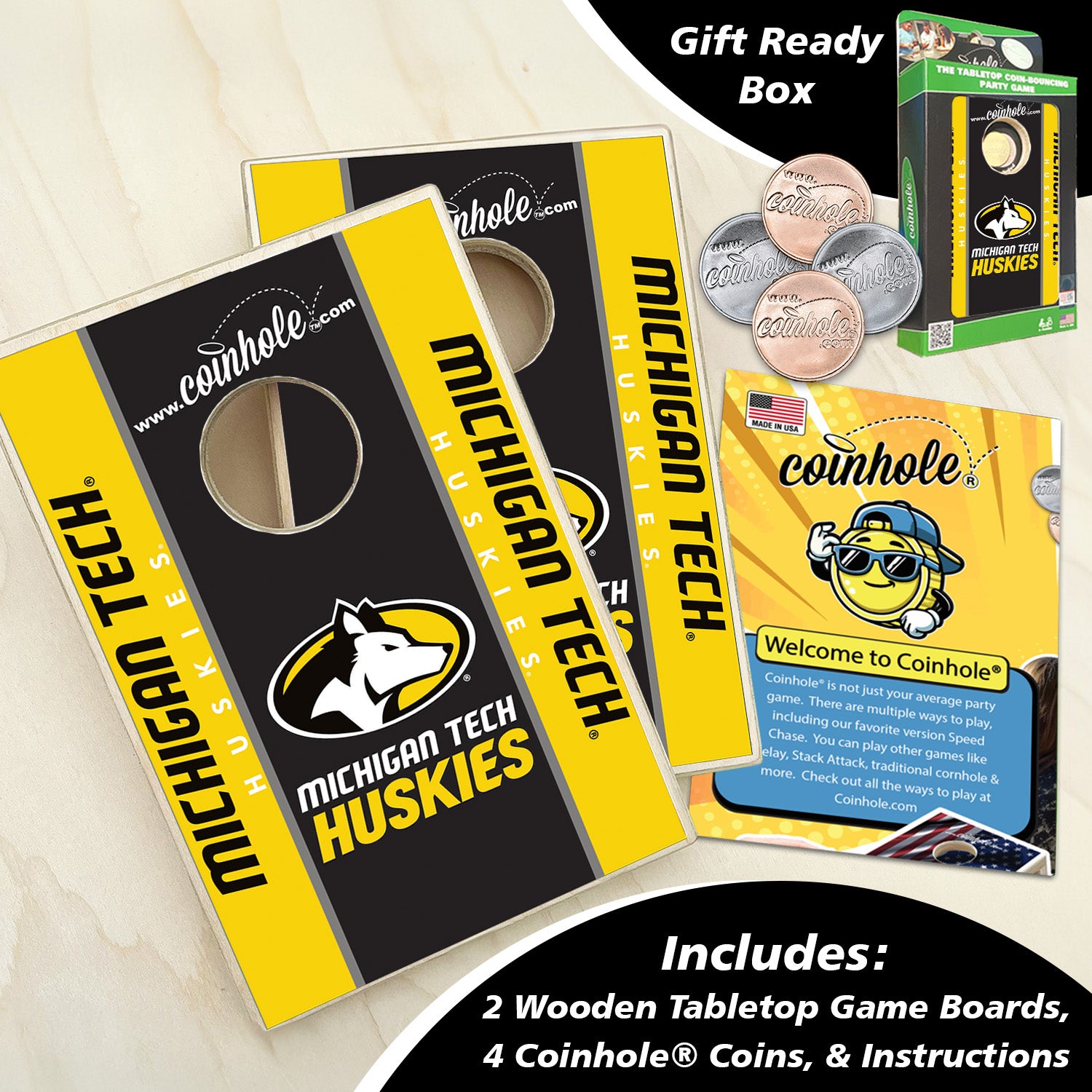 Michigan Tech Huskies Coinhole®
