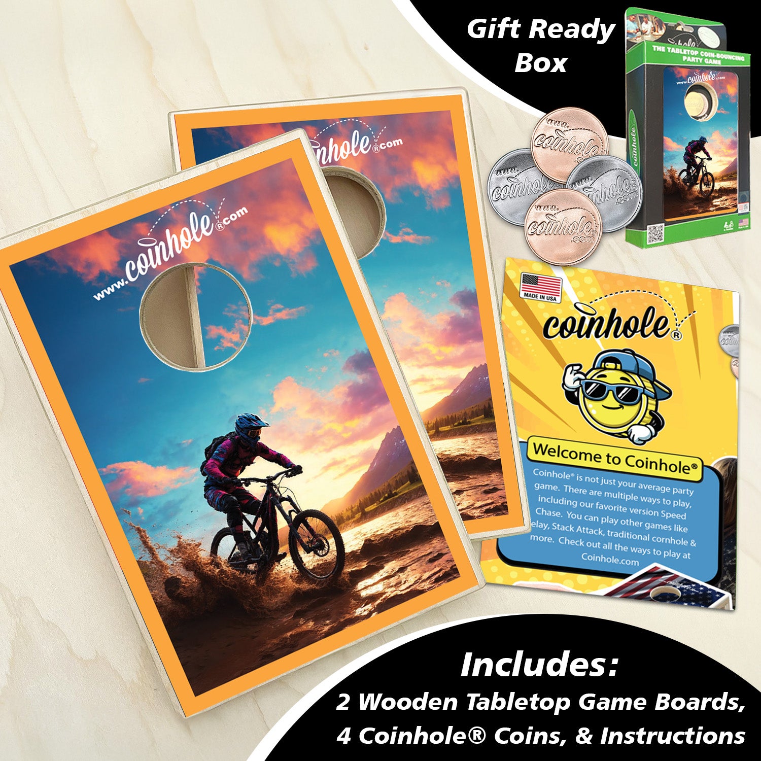 Mountain Biking Coinhole®