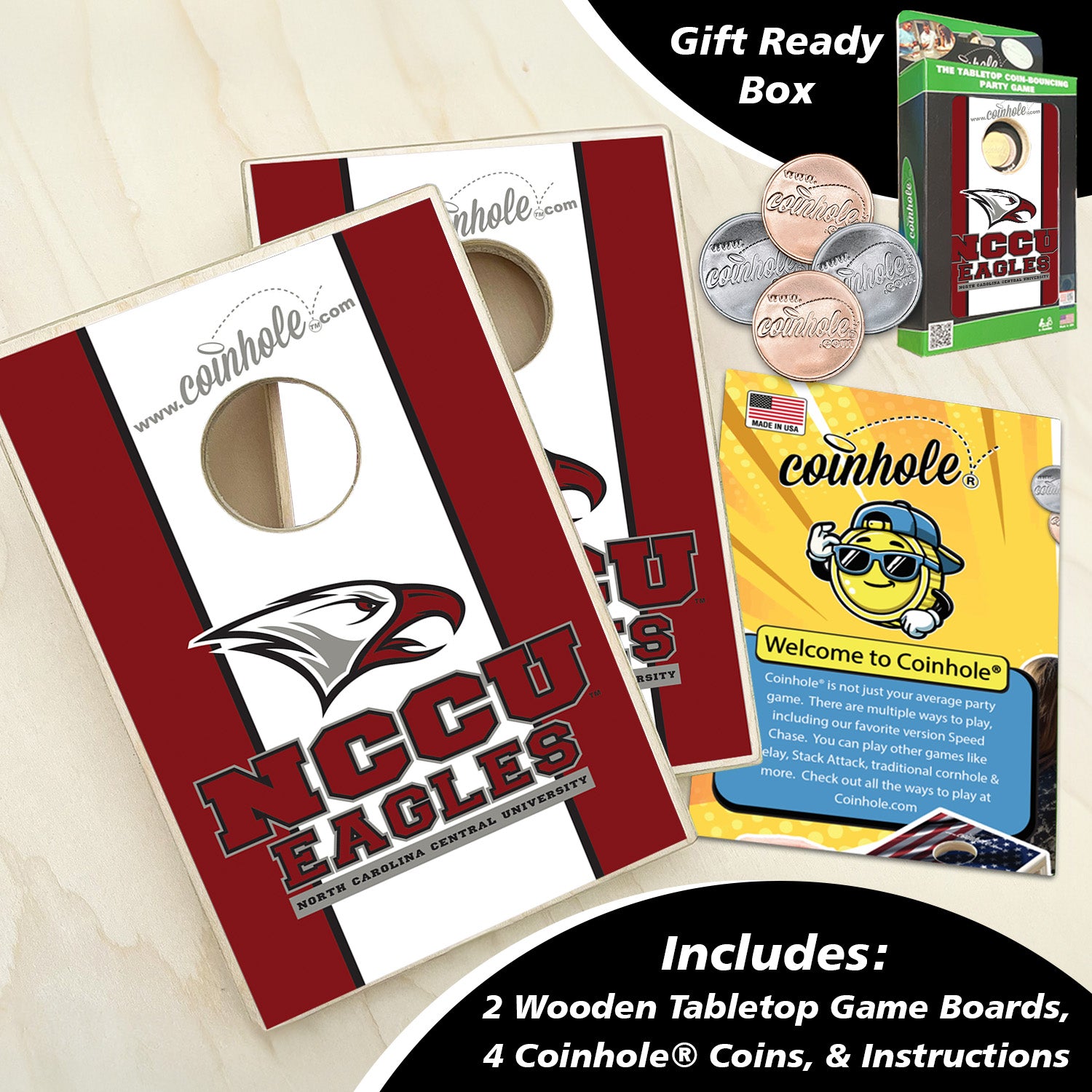 North Carolina Central University Coinhole®