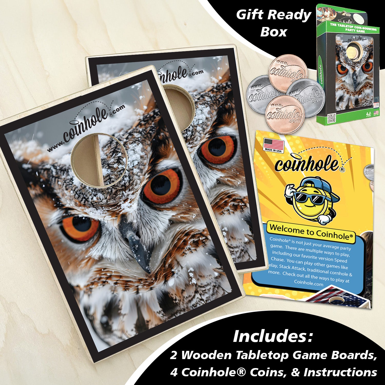 Owl Coinhole®