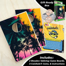 Rainbow Palm Tree Coinhole®