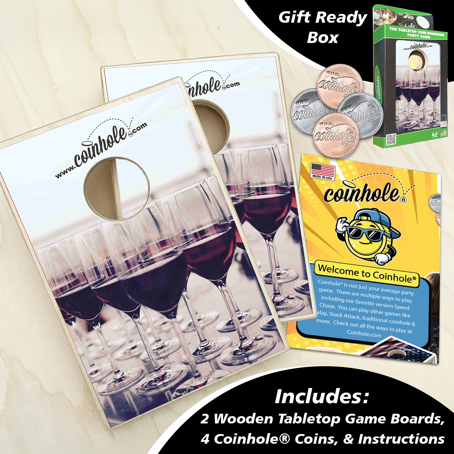 Red Wine Coinhole®
