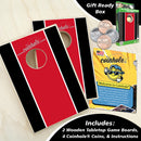 Red and Black Stripe Coinhole®