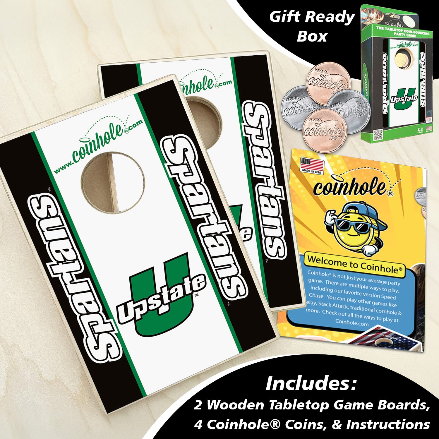South Carolina Upstate Spartans Coinhole®