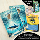 Shark Coinhole® Tabletop Game Set