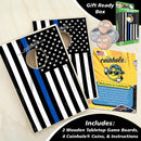 Thin Blue Line Police Coinhole­®