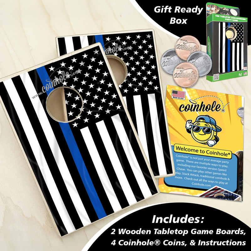 Thin Blue Line Police Coinhole­®