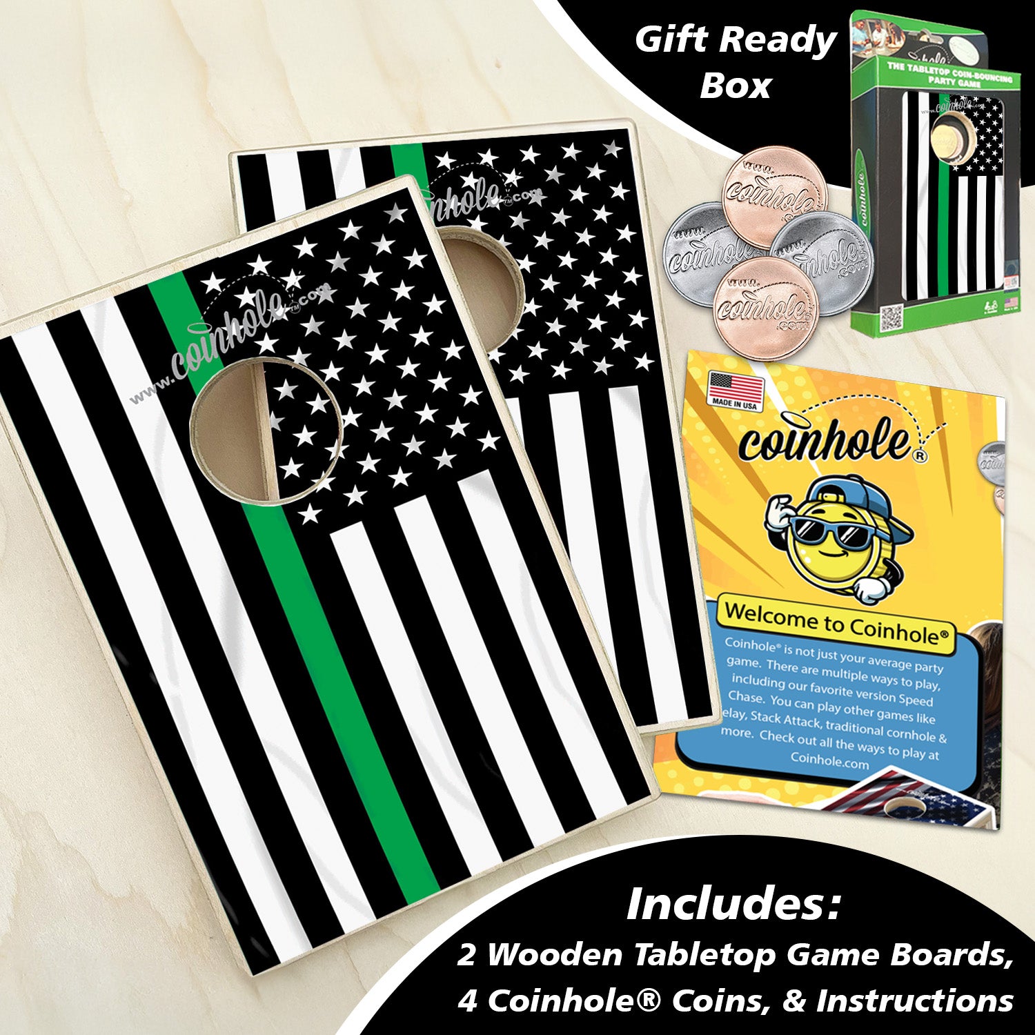 Thin Green Line Coinhole®