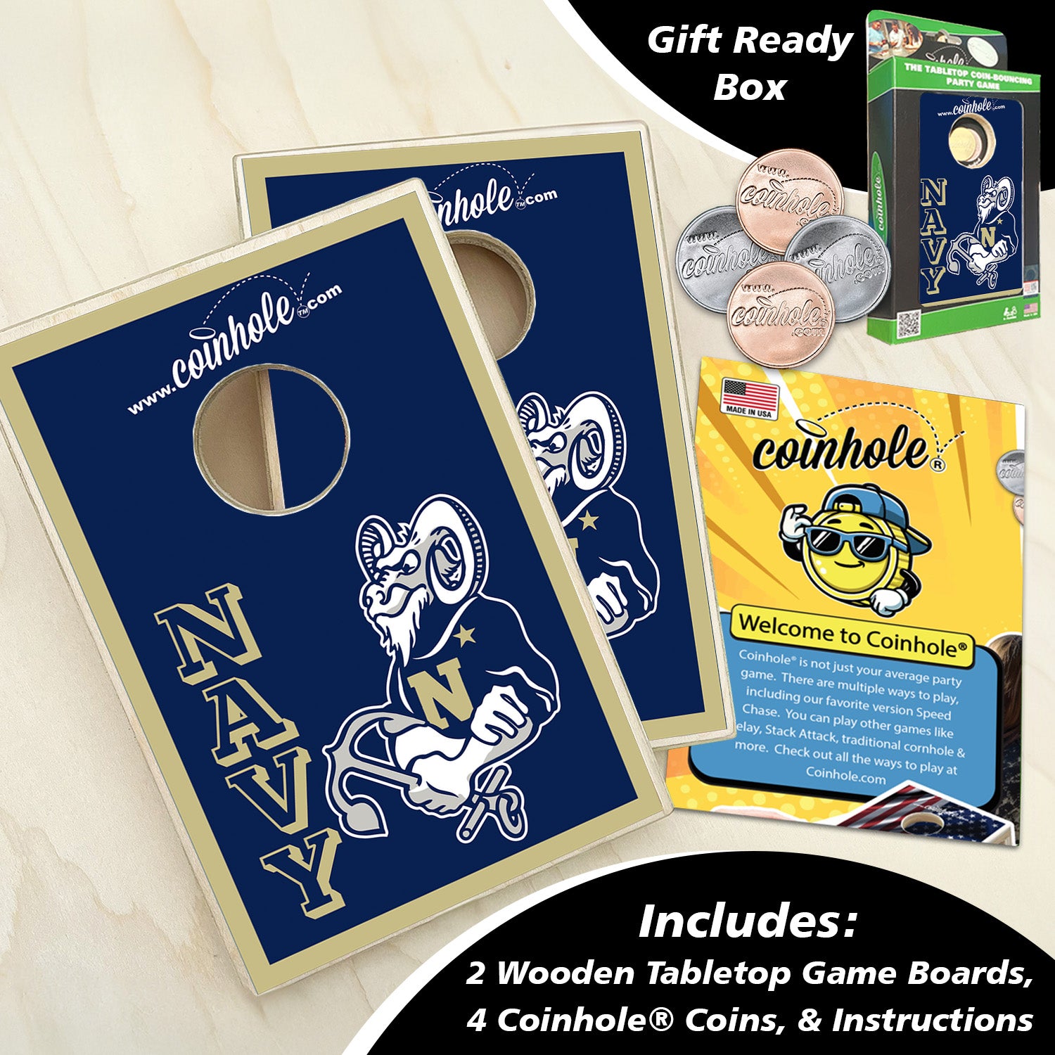 US Naval Academy Coinhole®