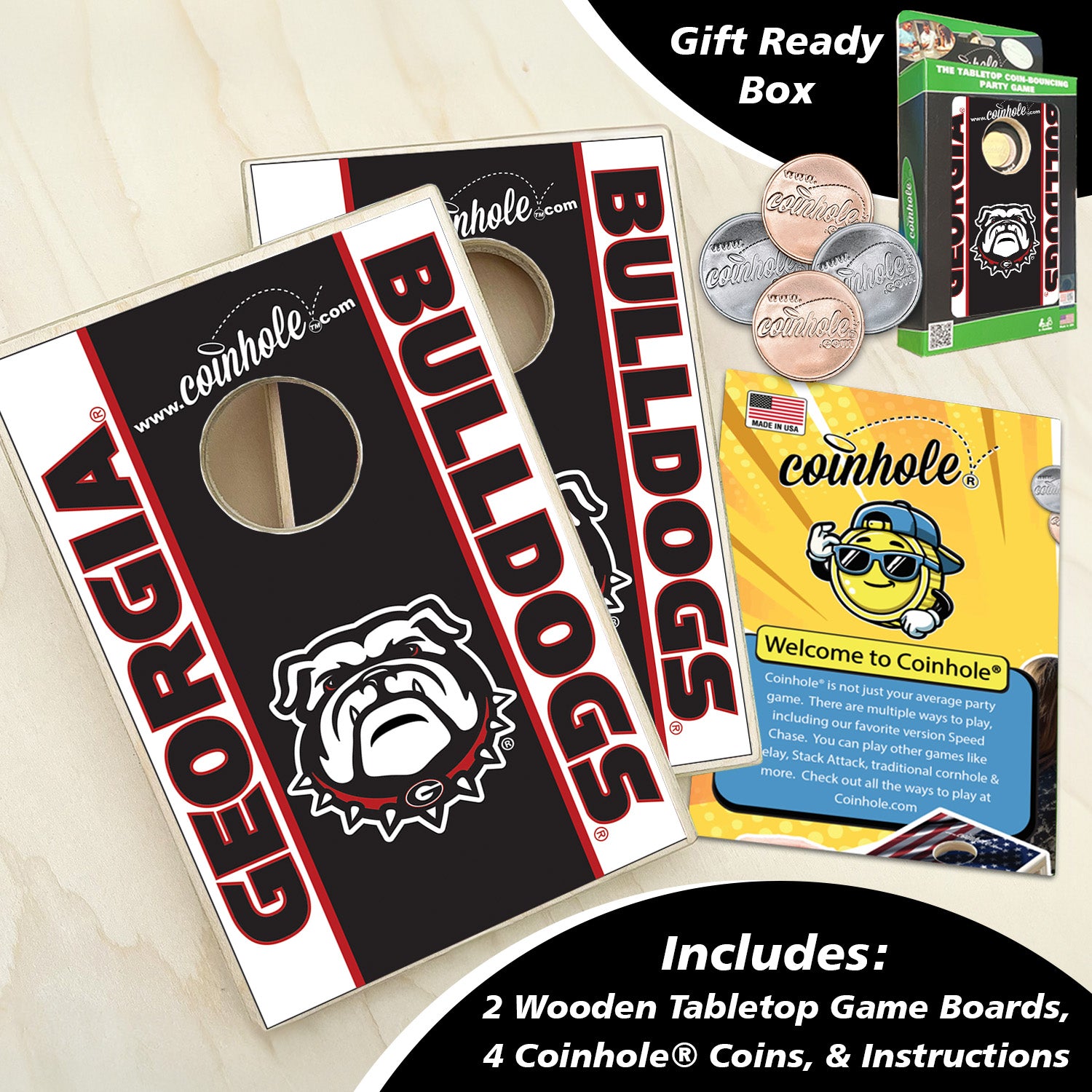 University of Georgia Bulldog Coinhole®