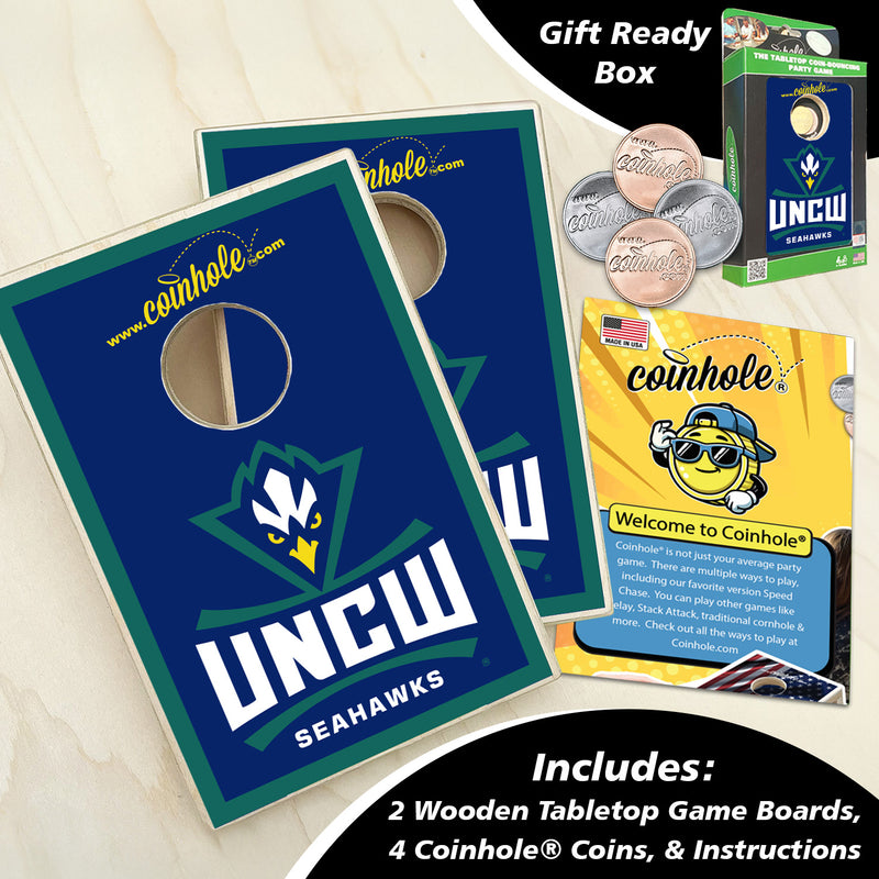 University of North Carolina Wilmington Blue Coinhole®