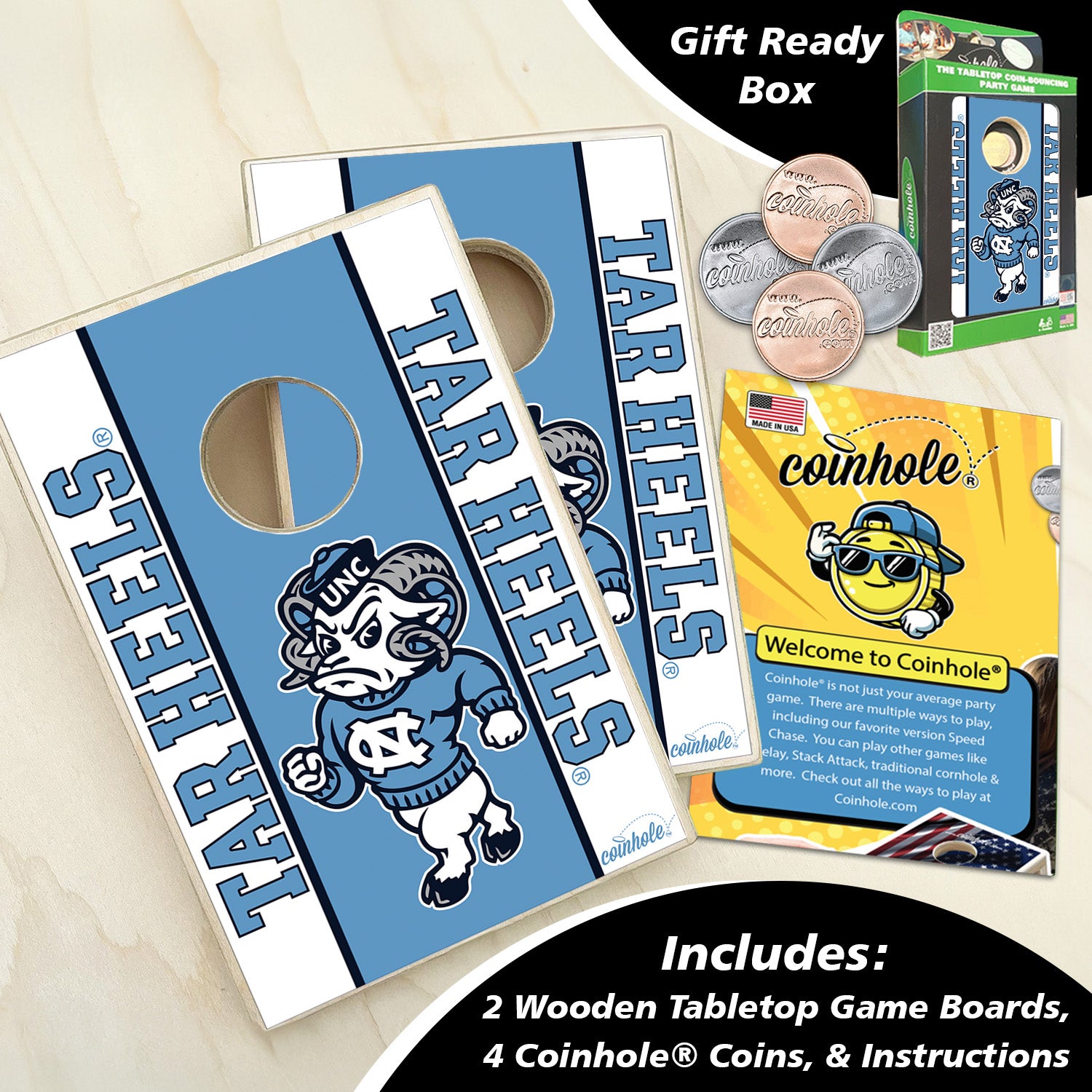 University of North Carolina at Chapel Hill Ram Coinhole®