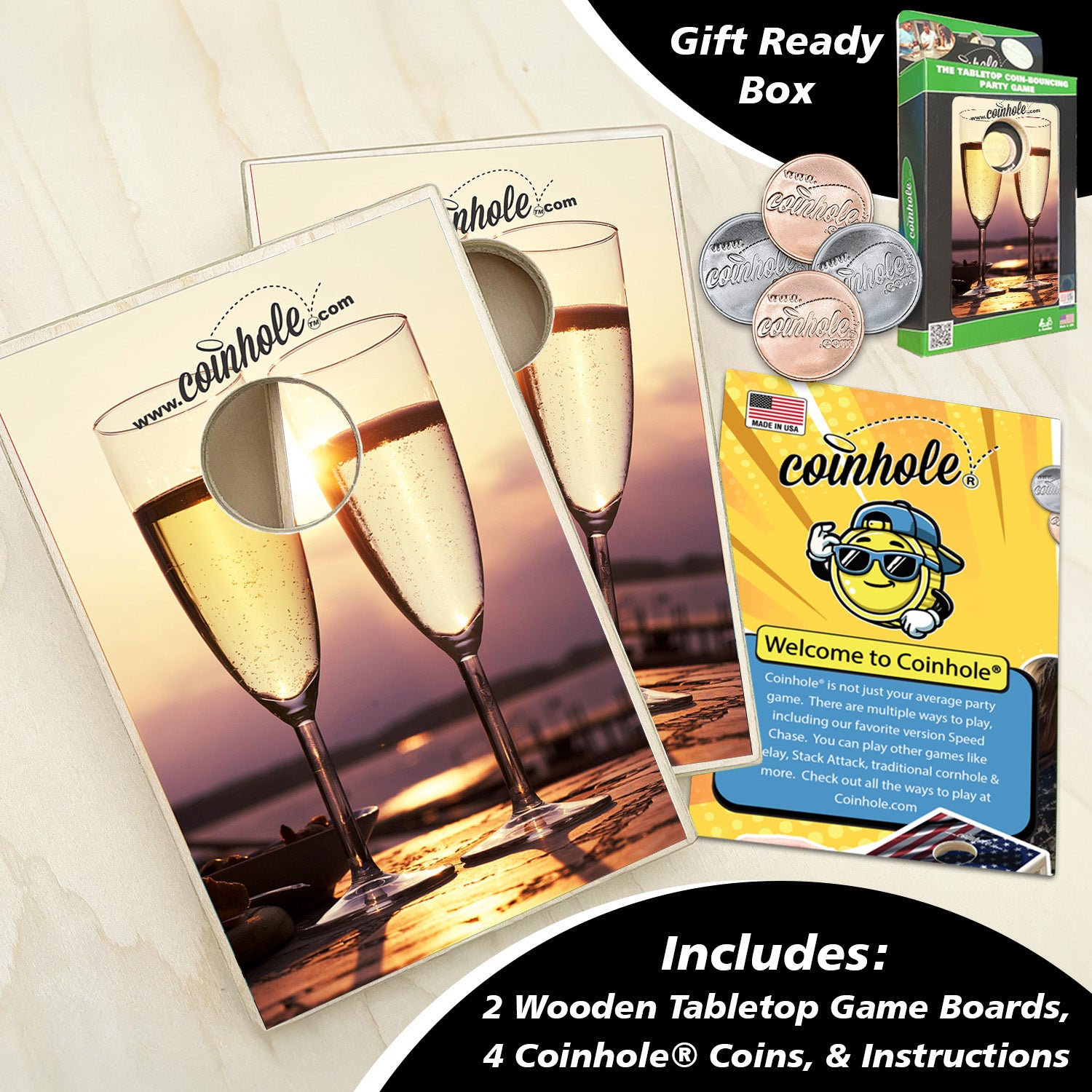 Champagne Coinhole®