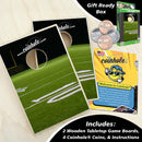 Football 10yrd Line Coinhole® Tabletop Game Set