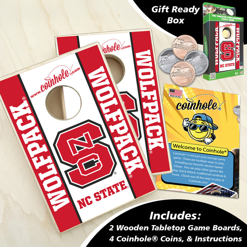 NC State S White Coinhole®