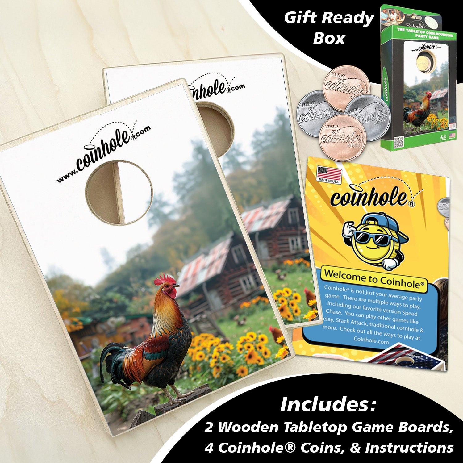 Rooster Coinhole®