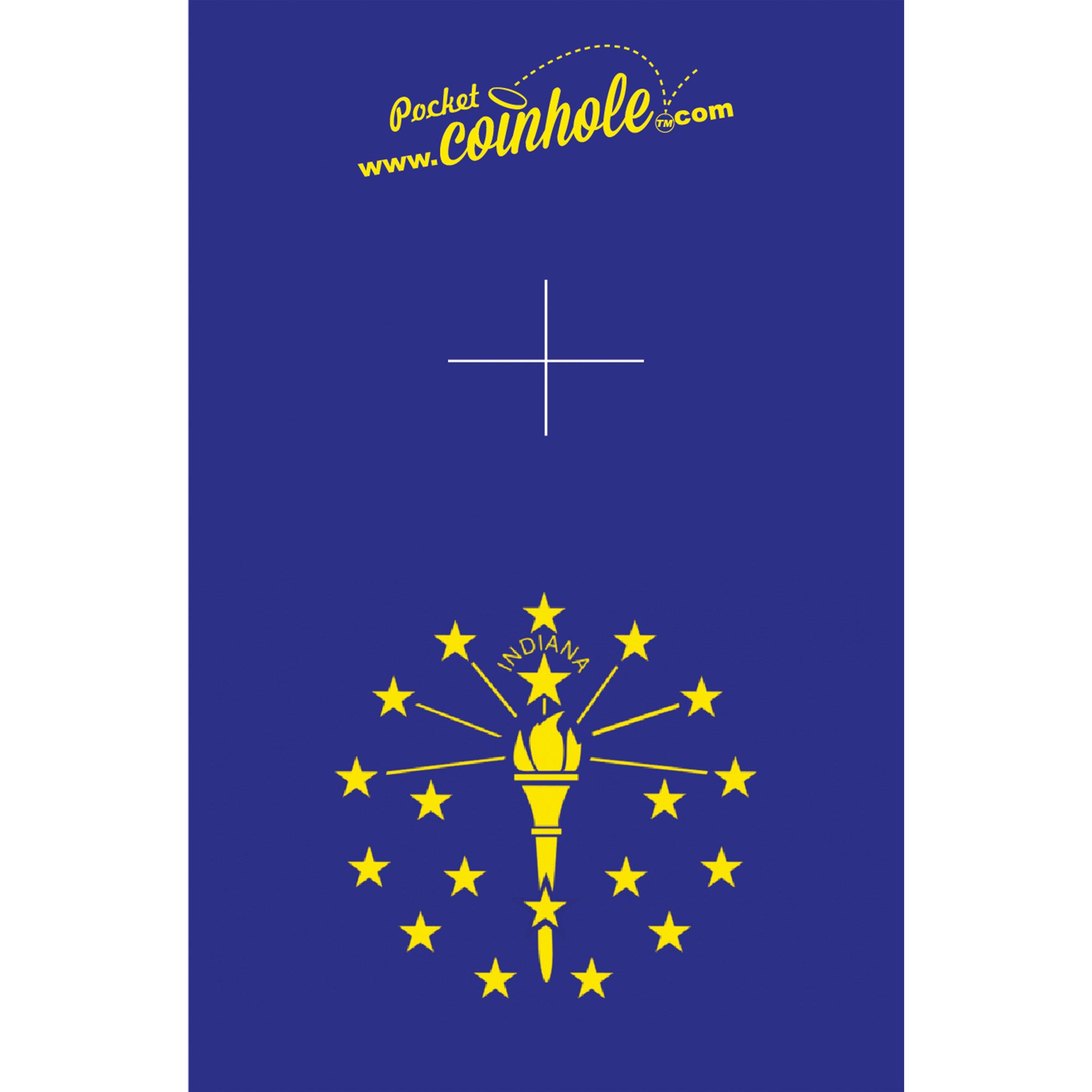 Indiana State Flag Coinhole®