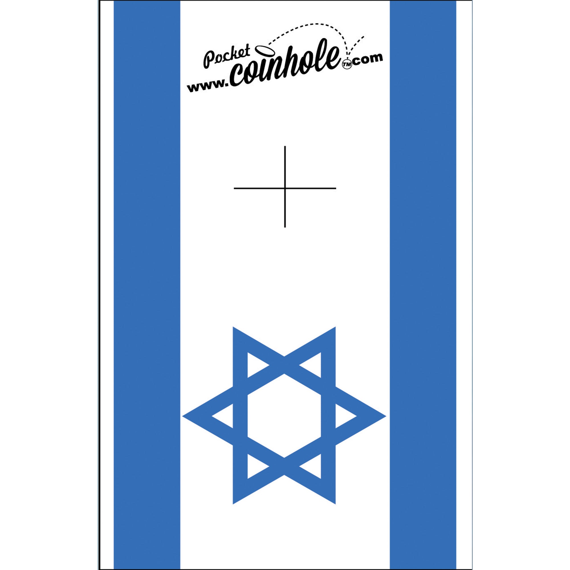 Israel Flag Coinhole®