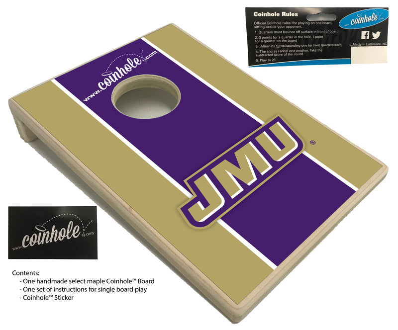 James Madison University Coinhole Board