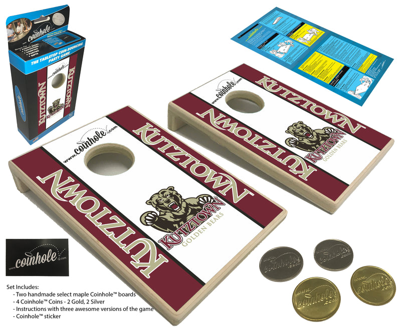 Kutztown University Coinhole® Tabletop Game Set