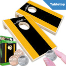Black and Gold Stripe Coinhole®