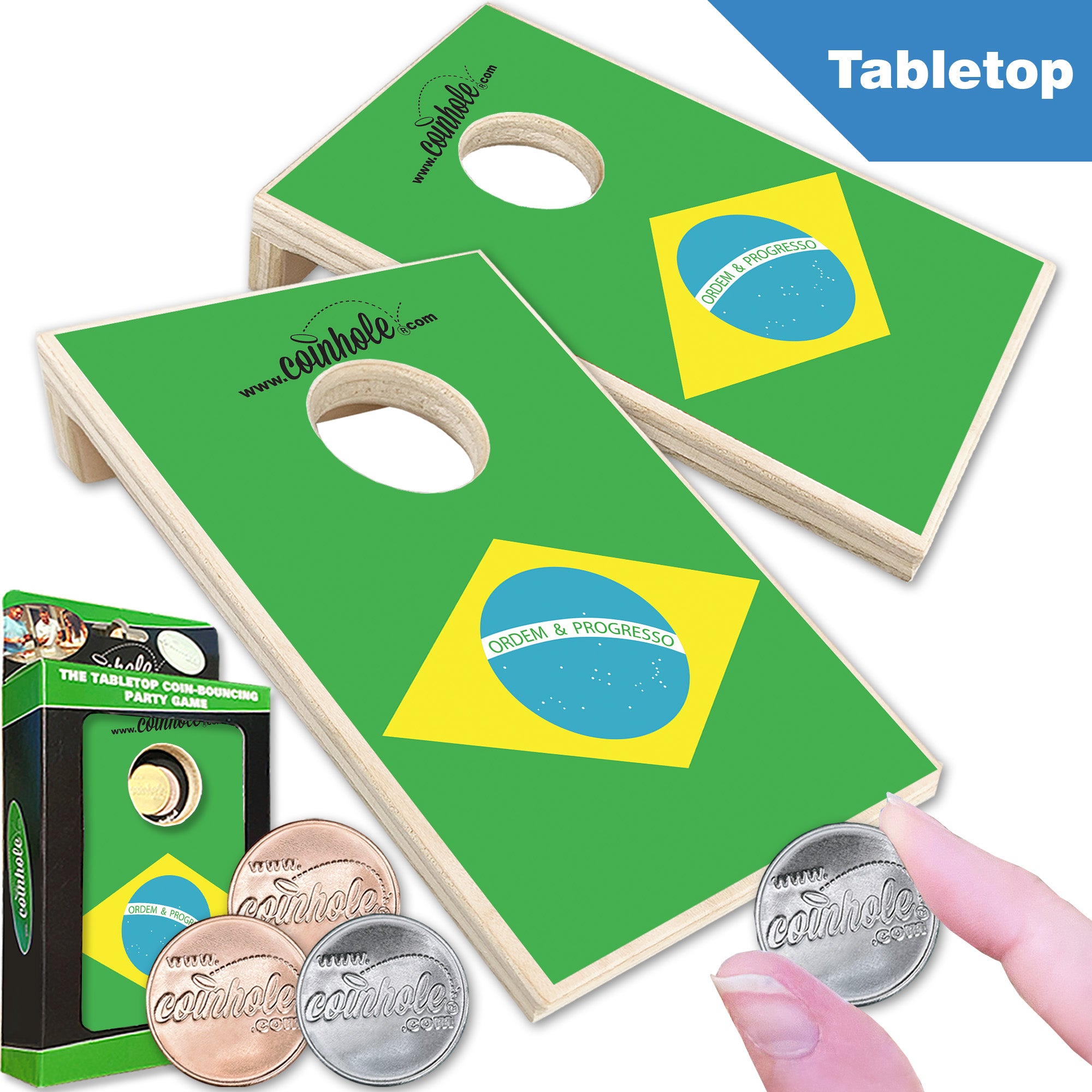 Brazil Flag Coinhole®