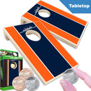 Dark Blue and Orange Stripe Coinhole®