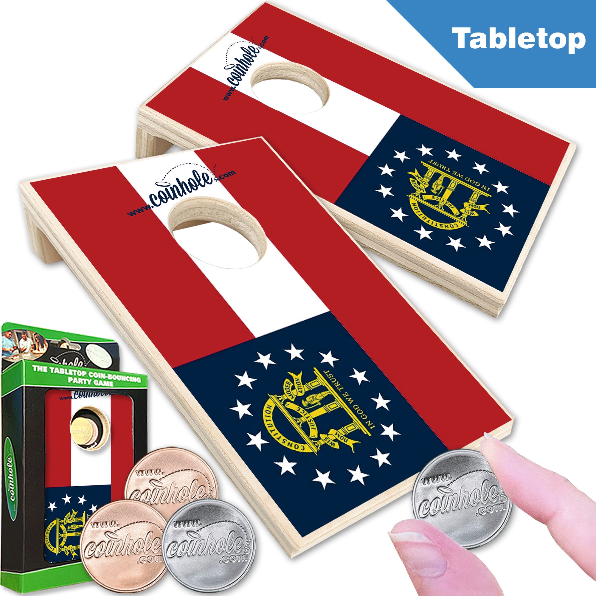Georgia State Flag Coinhole®