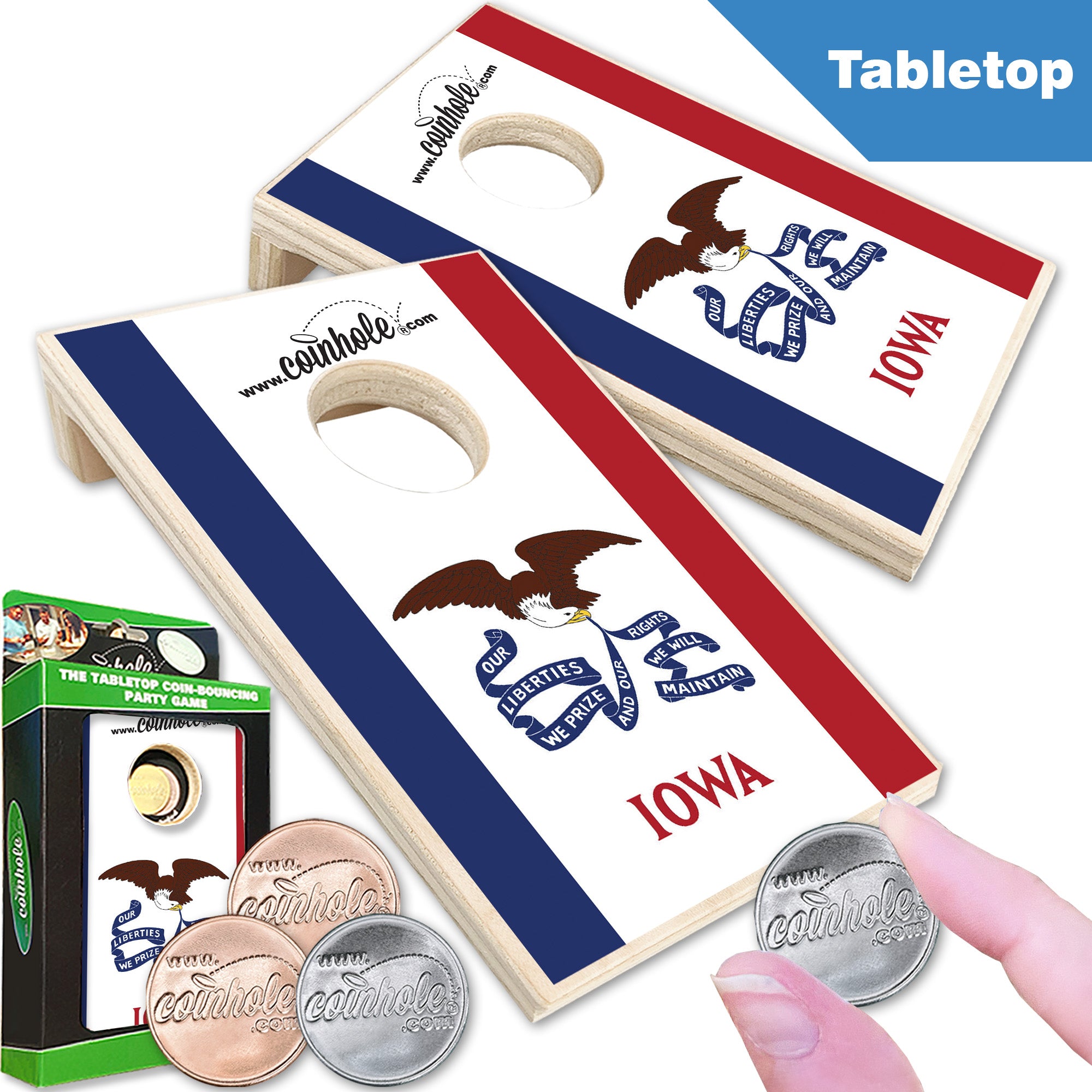 Iowa State Flag Coinhole®