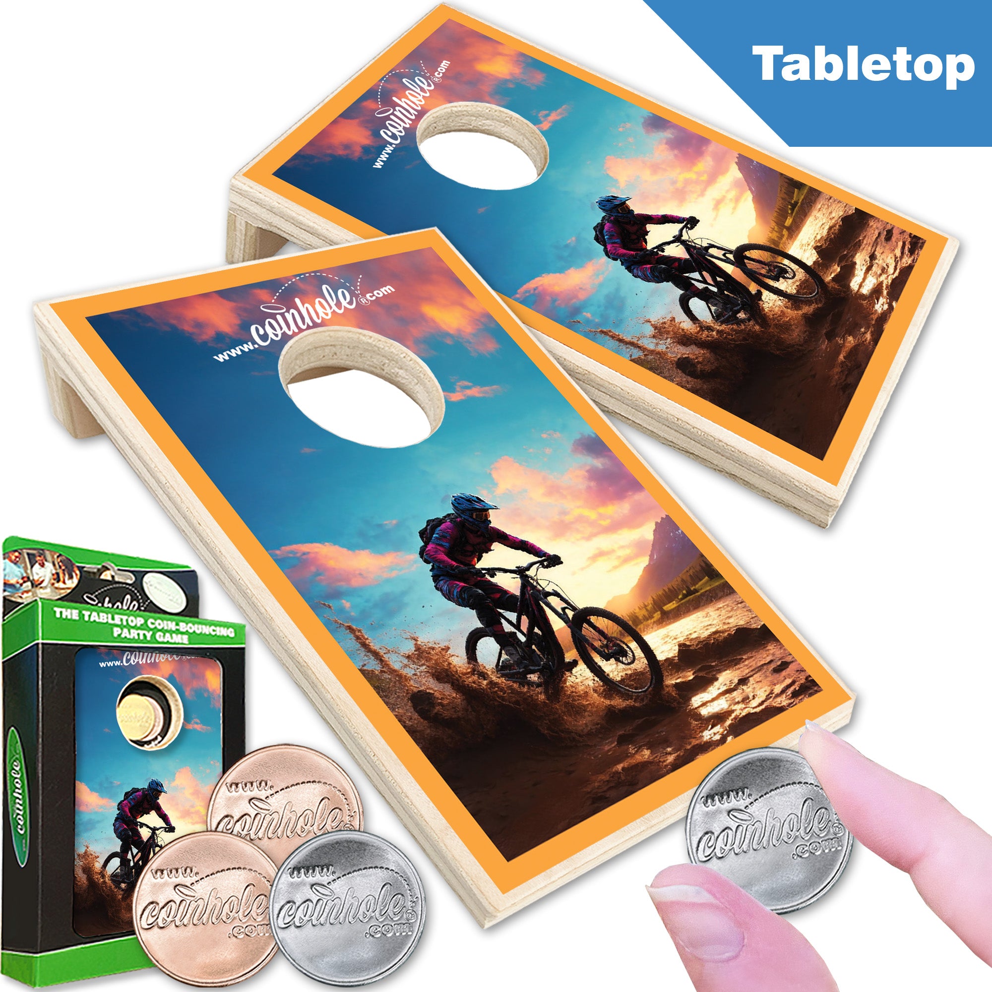 Mountain Biking Coinhole®