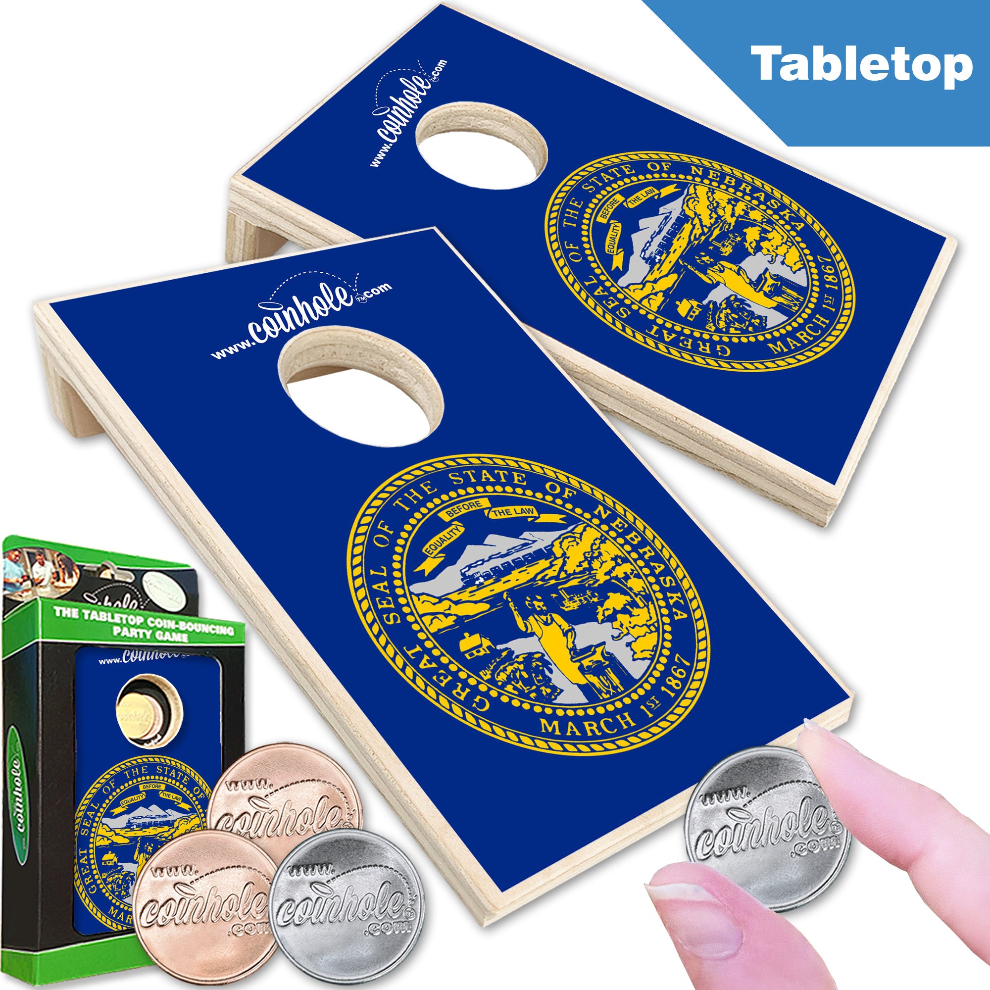 Nebraska State Flag Coinhole®