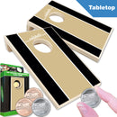 New Gold and Black Stripe Coinhole®