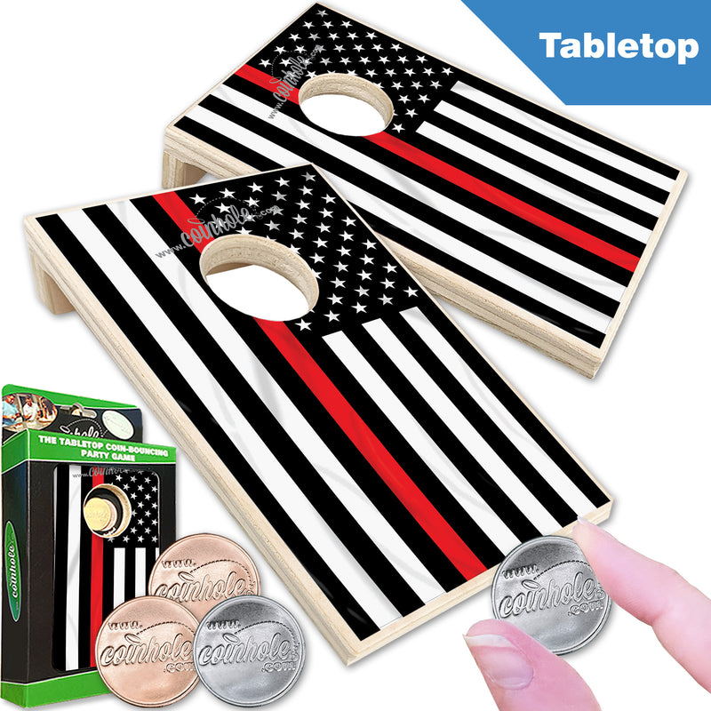 Thin Red Line Fireman Coinhole®