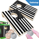 Thin Silver Line Flag Coinhole®