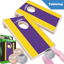 Yellow and Purple Stripe Coinhole®