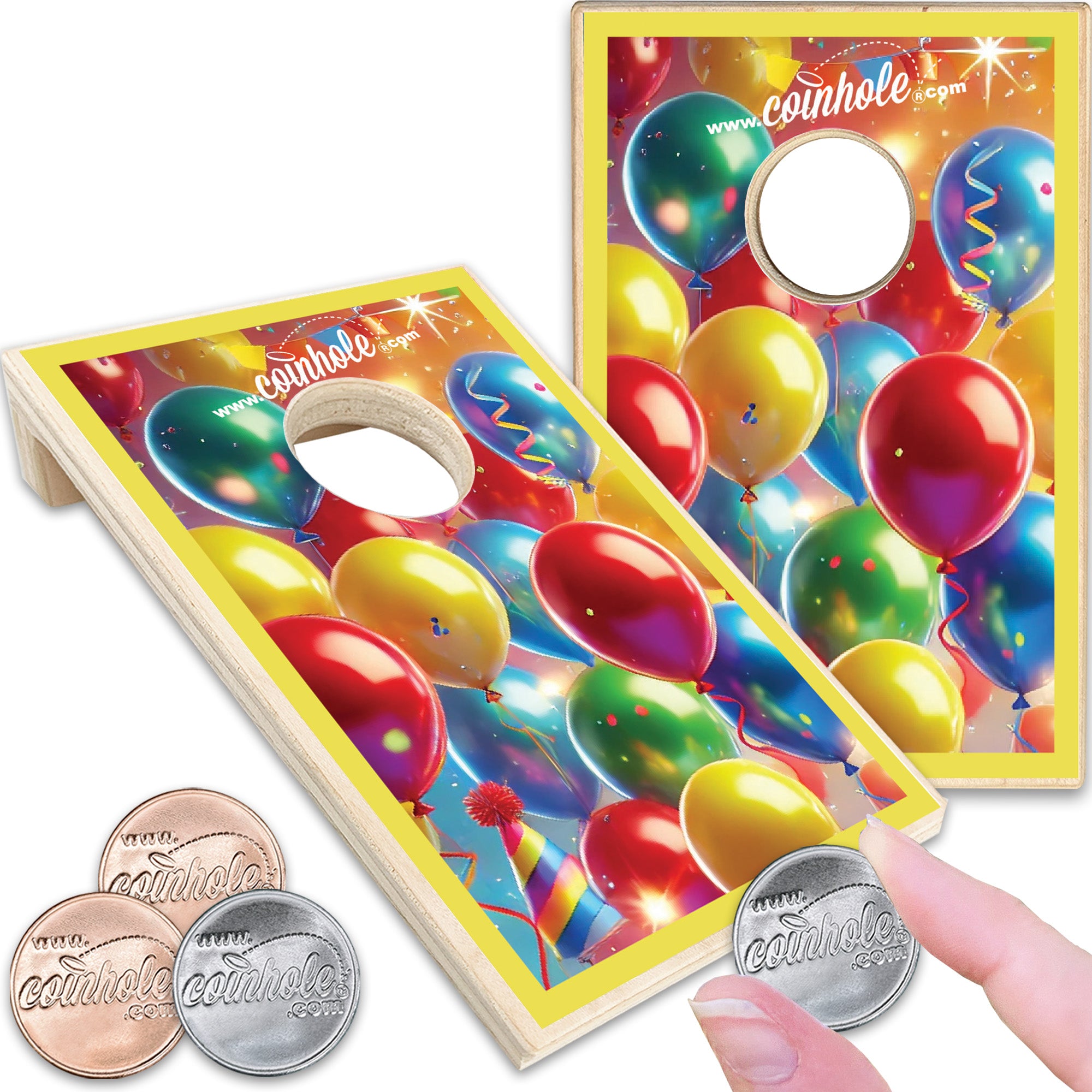 Birthday Balloon Coinhole®