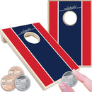 Blue and Red Stripe Coinhole®