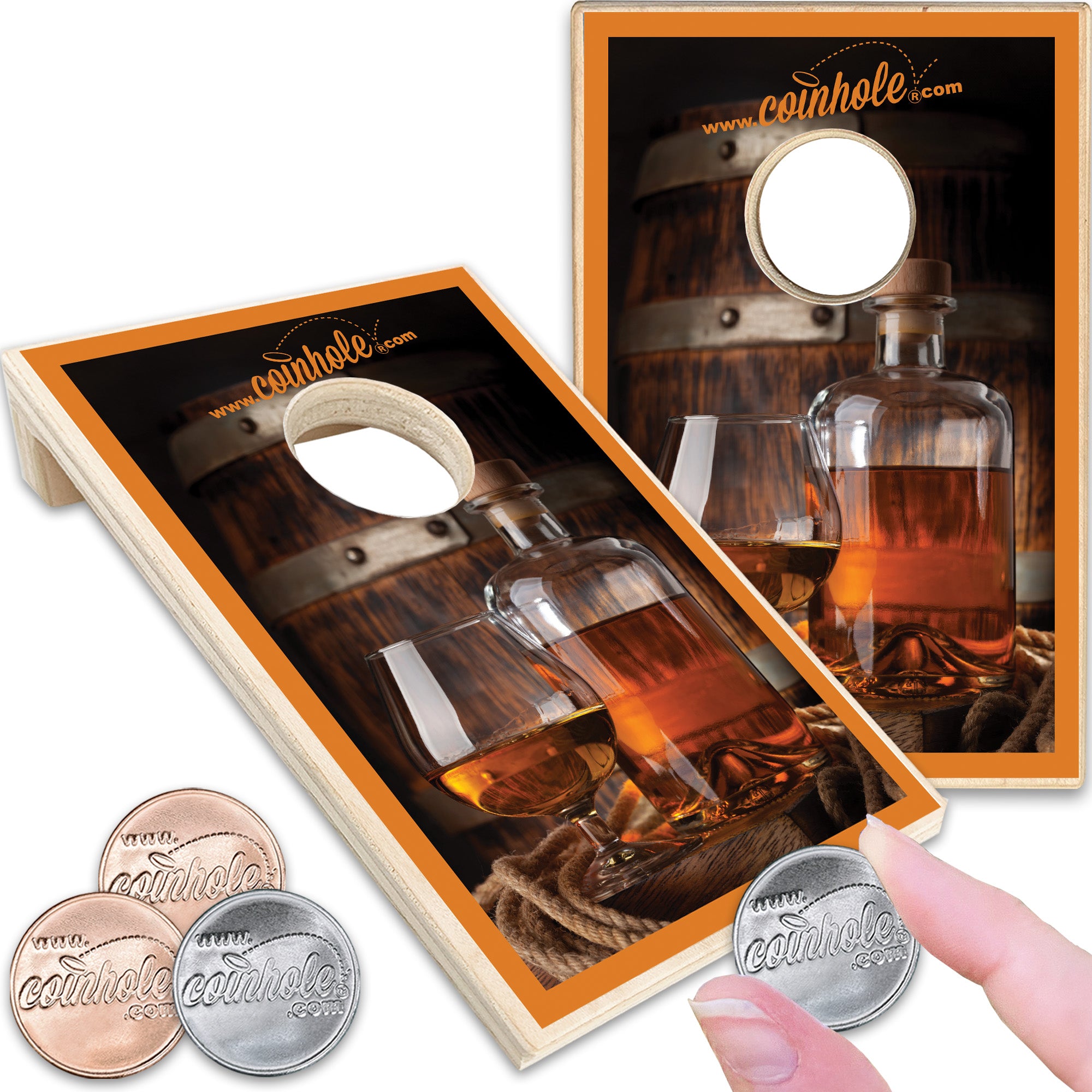 Bourbon/Whiskey Drinker Coinhole®