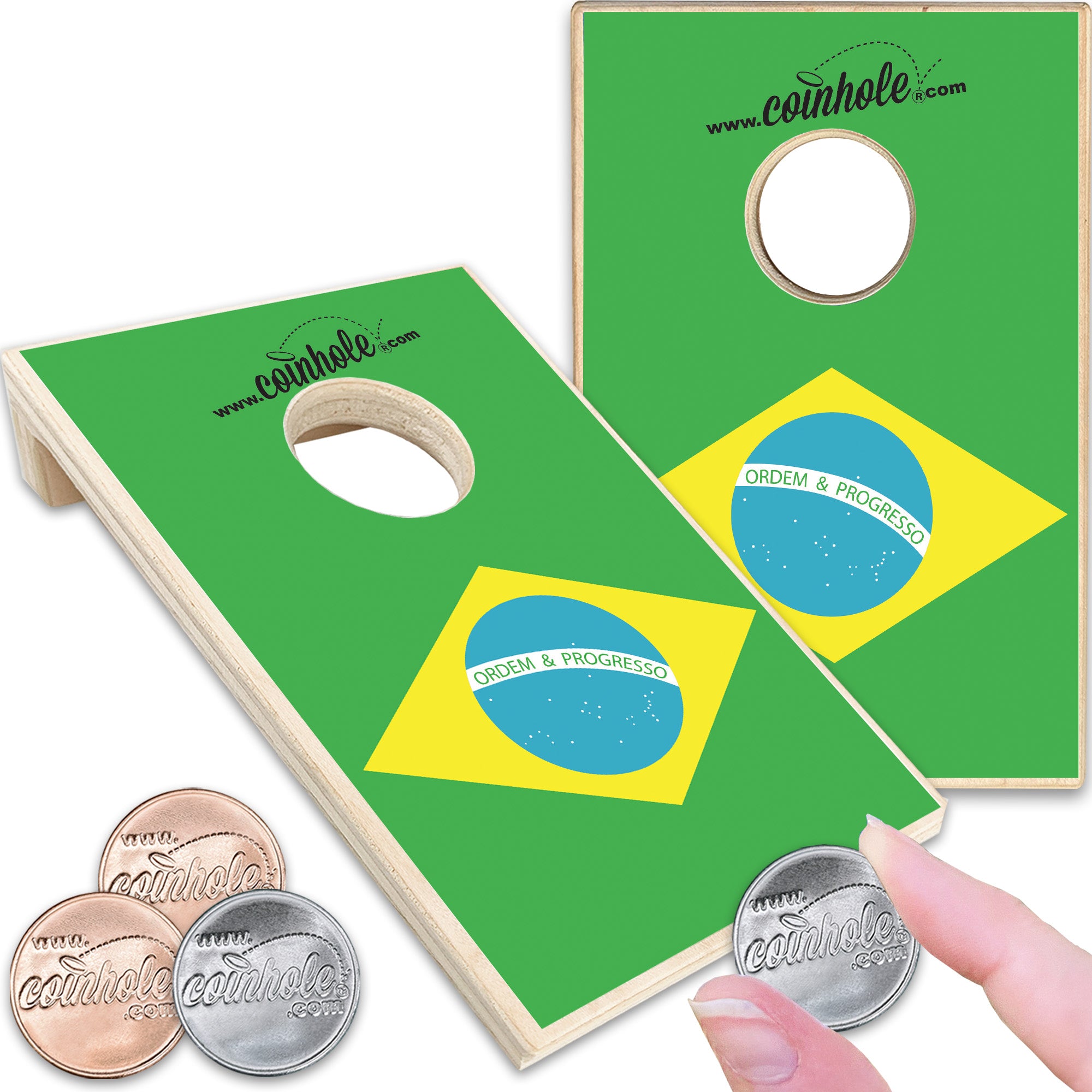 Brazil Flag Coinhole®