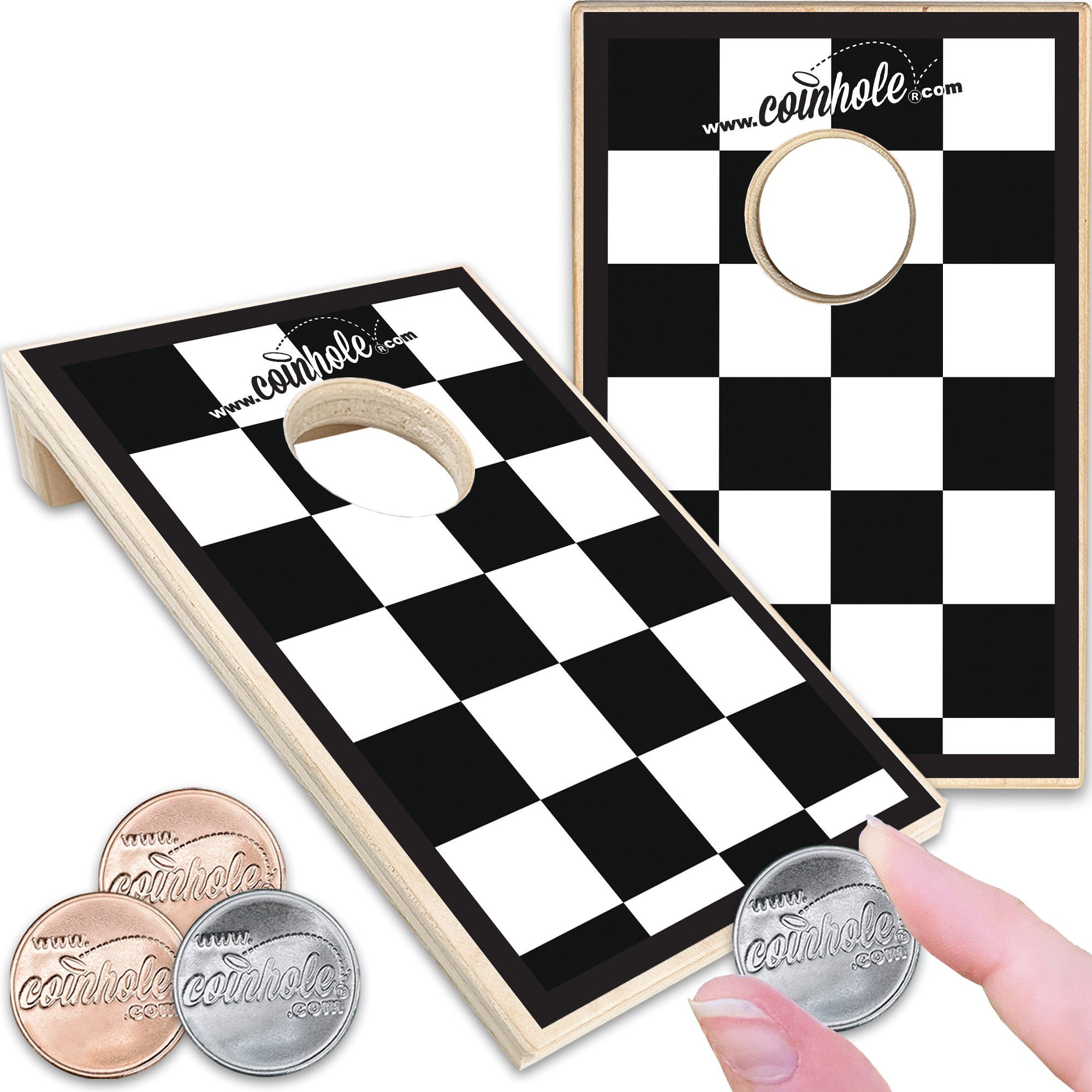 Checker Coinhole®