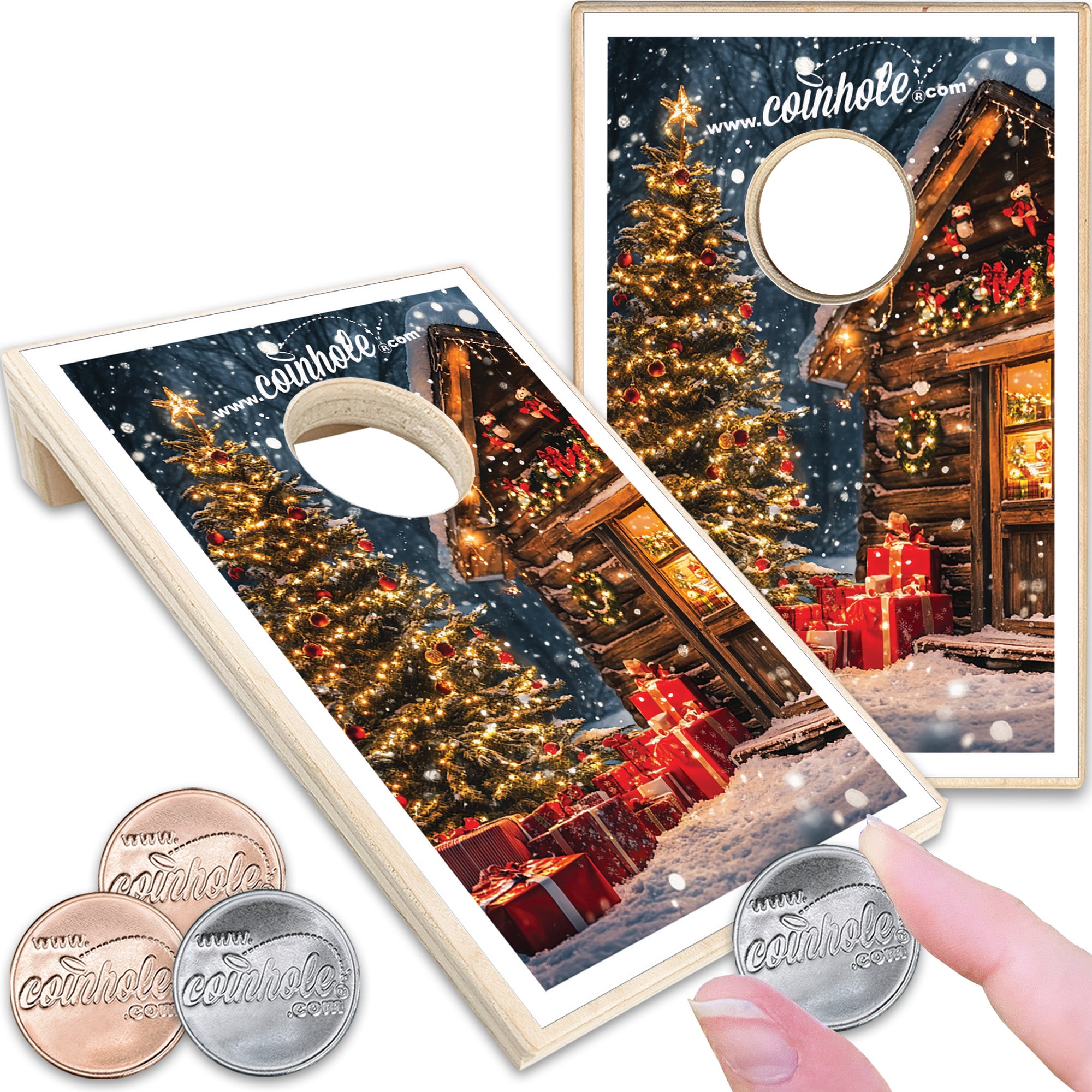 Christmas Cottage Coinhole®