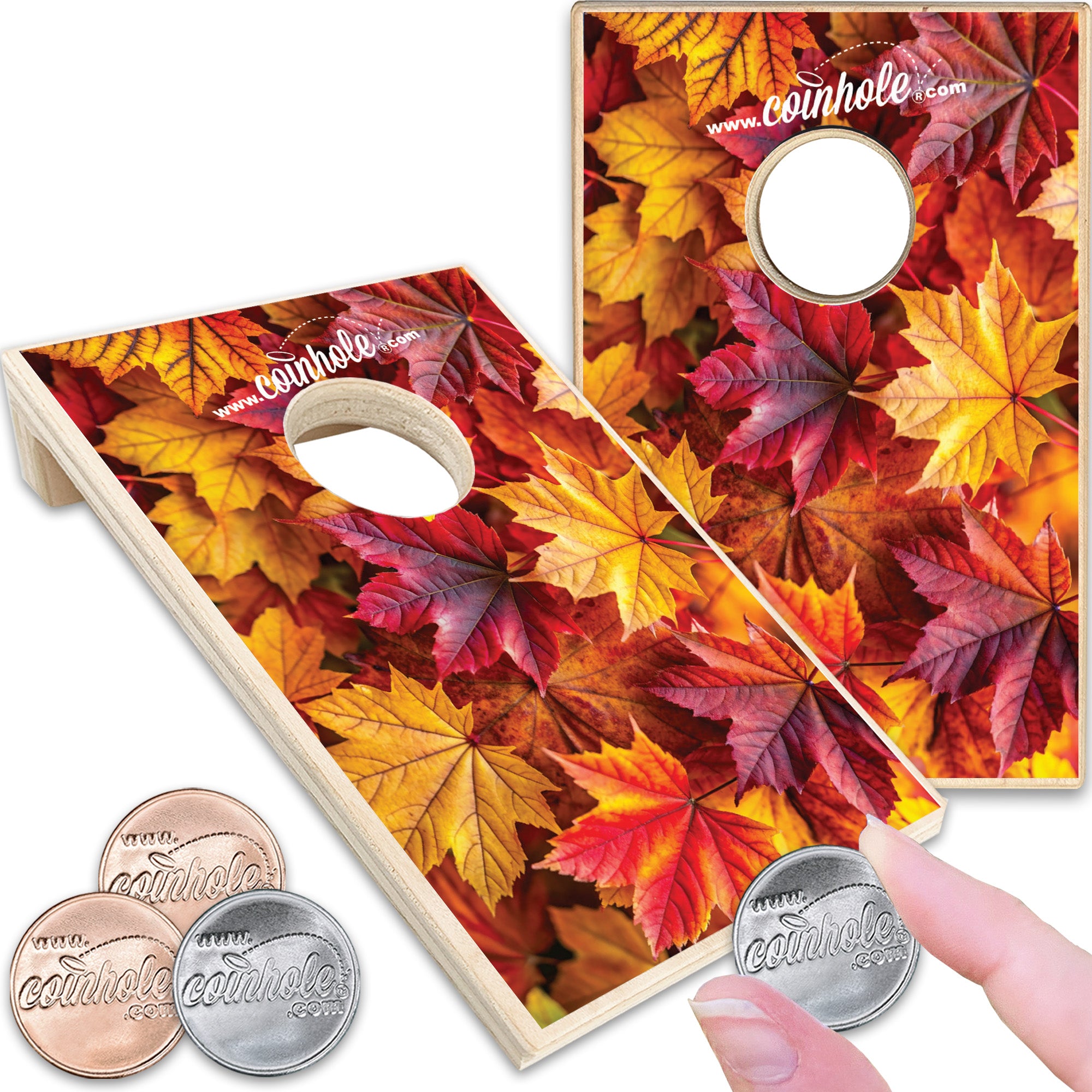 Fall Leaves Coinhole®