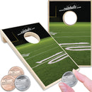 Football 10yrd Line Coinhole® Tabletop Game Set